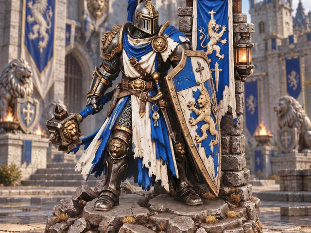 Vhorlath Realms – Human – Lionheart Gatewarden (Dark Fantasy 3D Printable Miniature STL)