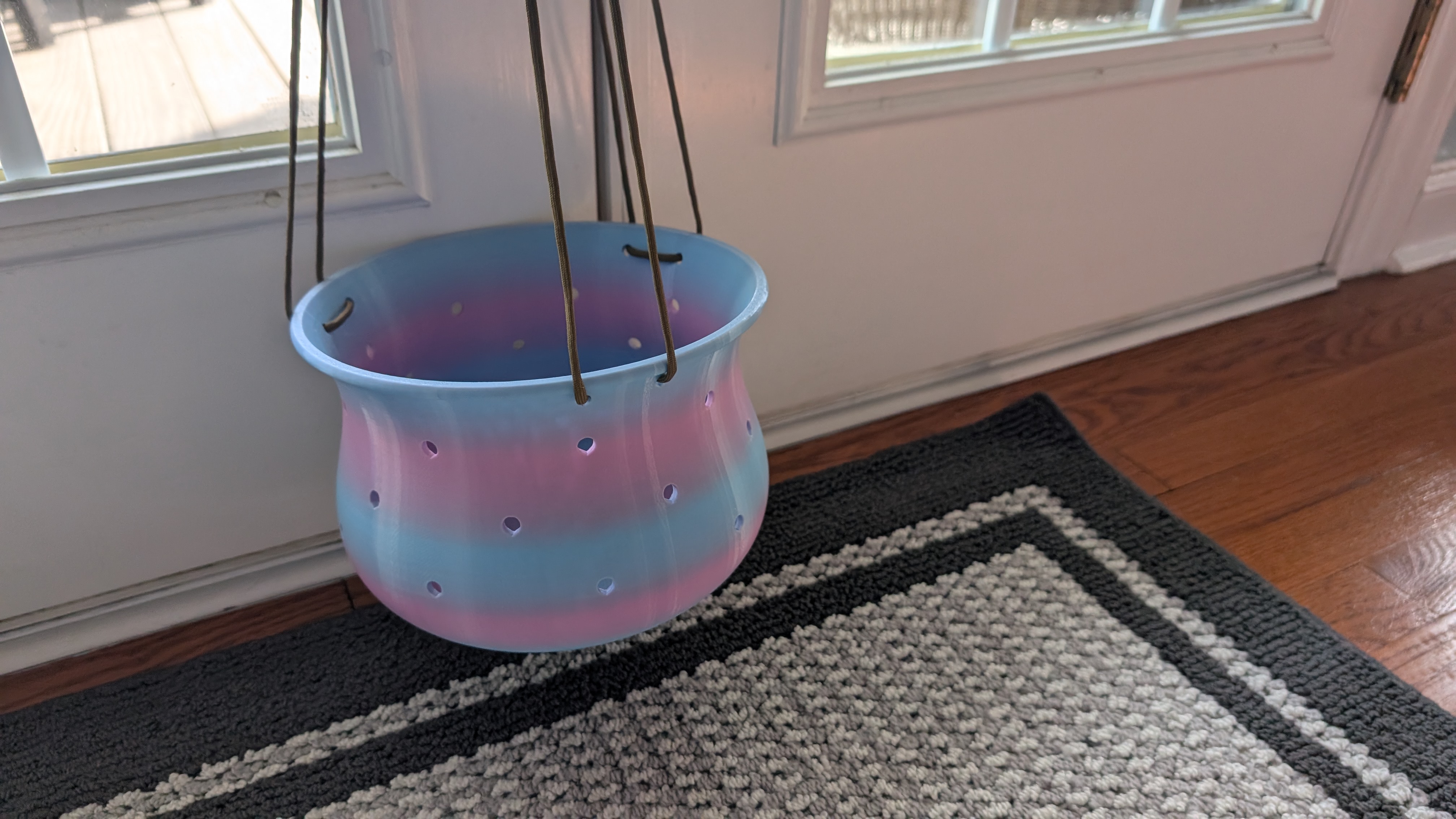 ~7" hanging planter for Nepenthes or tropical plants