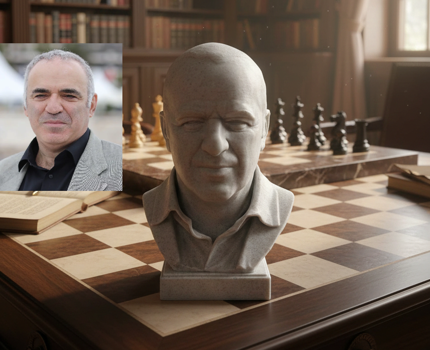 Garry Kimovitch Kasparov (Garik Kimovitch Weinstein) – Bust