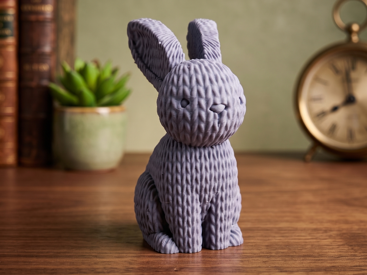 Tiny Sweet Modern Easter Bunny Knitting - V2