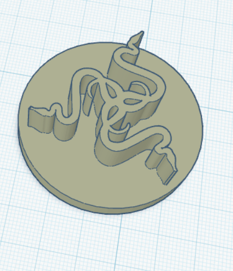 Razer logo coin
