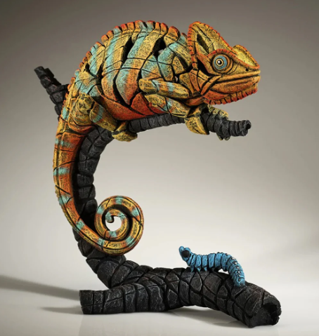 chameleon statue