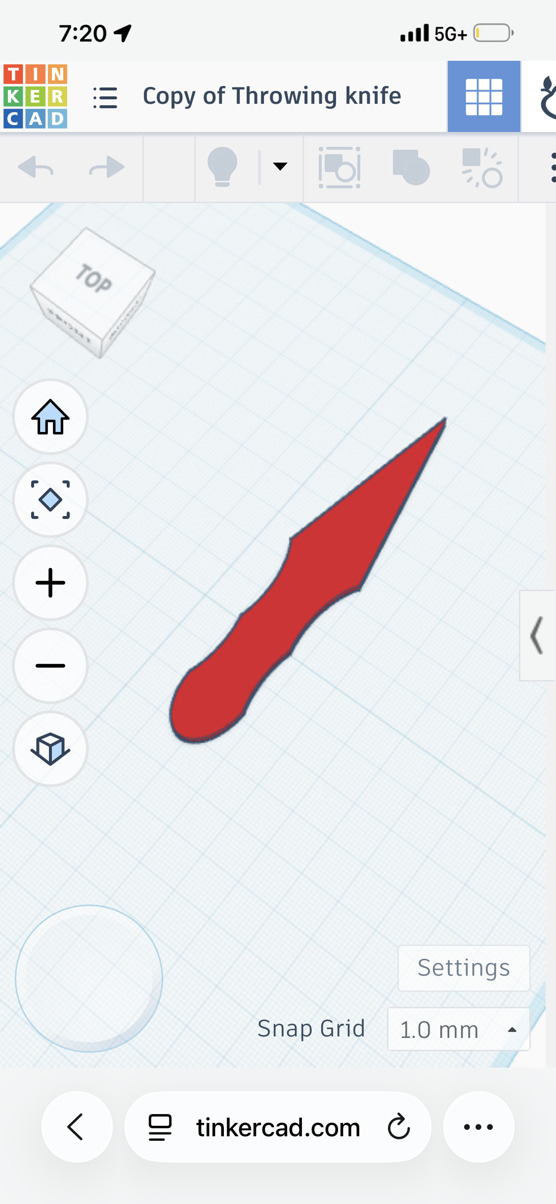 Throwing knife