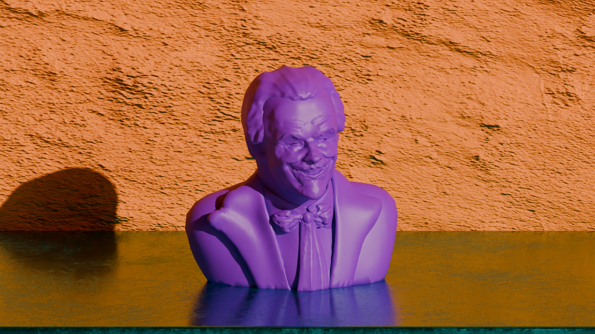 Jack Nicholson Joker Bust - Batman Figures 3D model by CalebTimoteo
