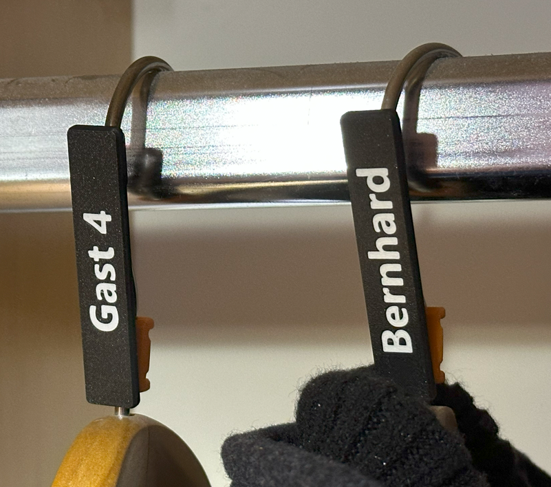 Clothes Hanger Marking Plate