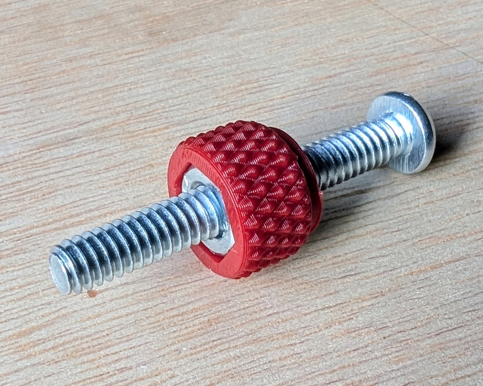 Knurled Hex Nut Knob