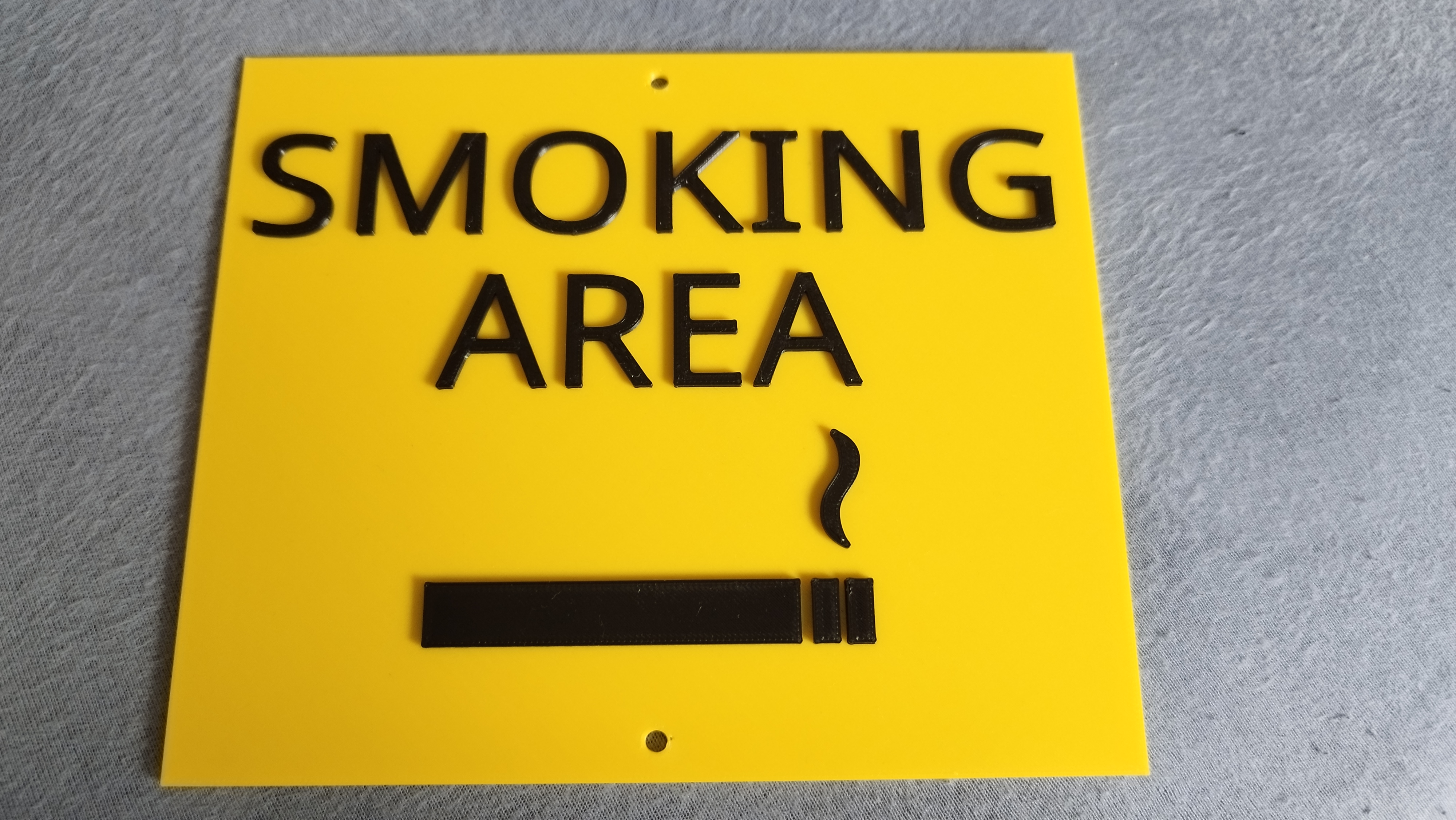 Sign Smoking Area / Cedule Místo pro kouření