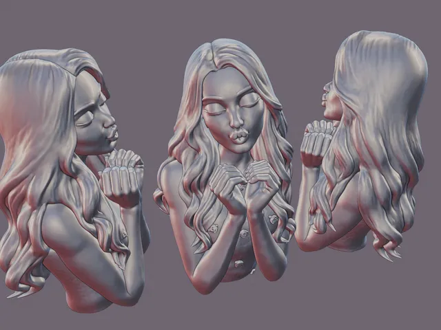 Doll Sweet Kiss Decor 3D