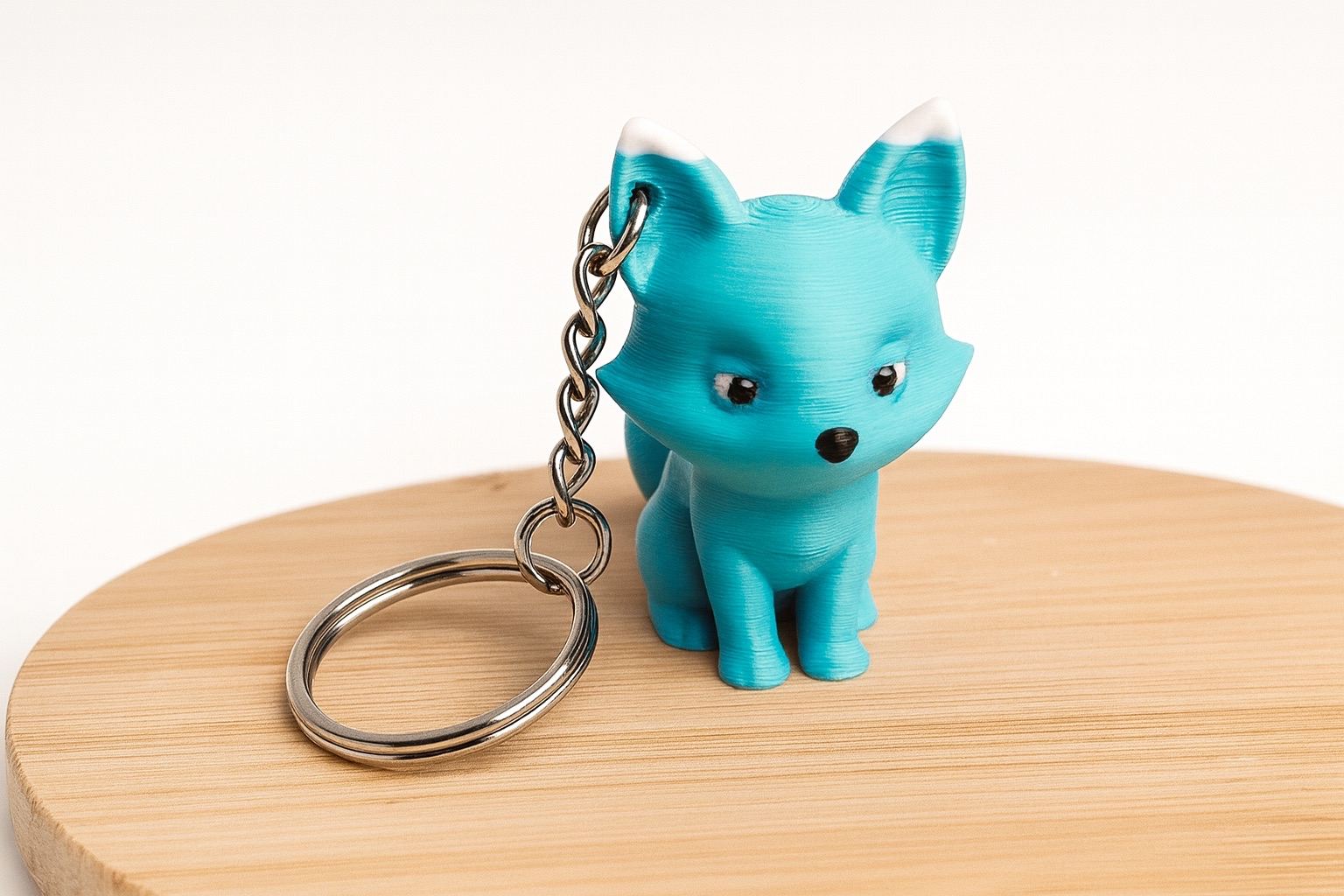 Cute Fox Keychain - No Supports