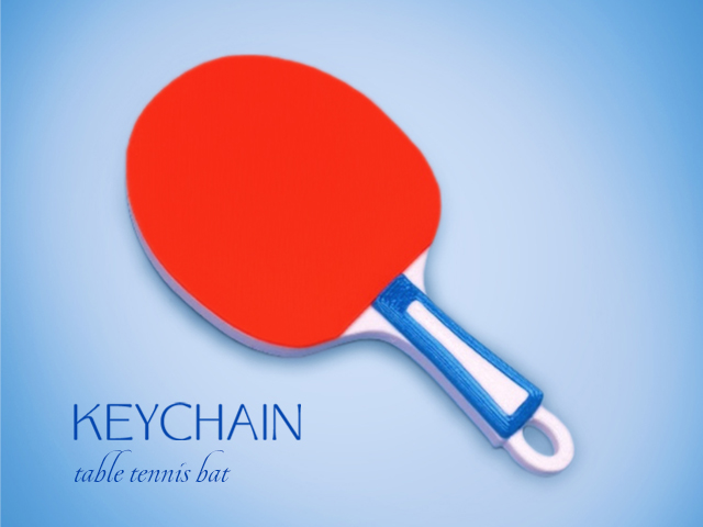 table tennis bat - keychain