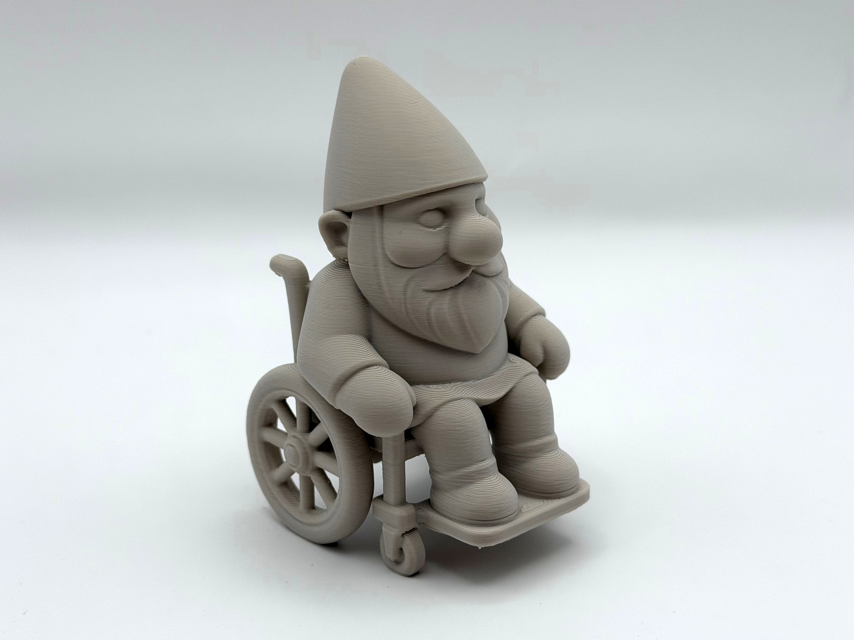 Garden Gnome in a Wheelchair