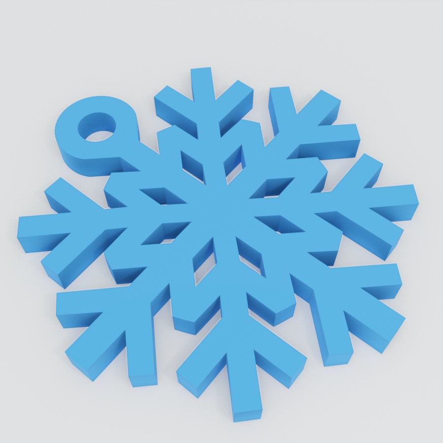 Snowflake ornament