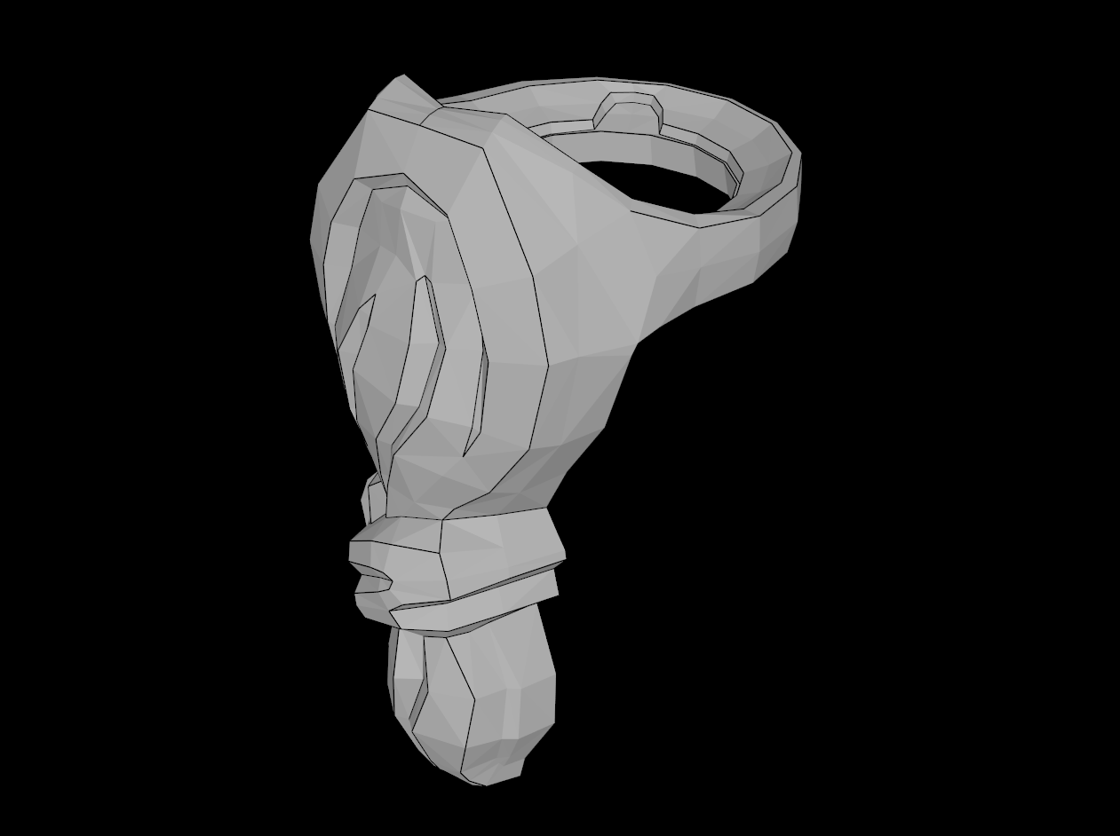 Lego Compatible (15442.dat) Minifig Beard Long with Knot
