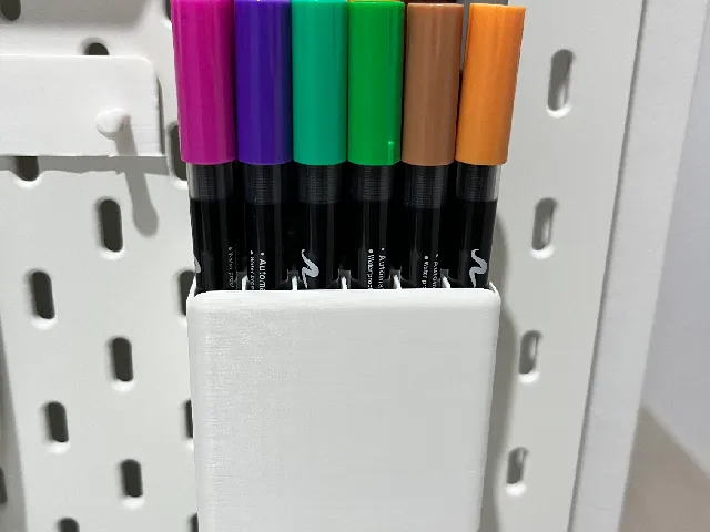 Pen / marker holder for skadis