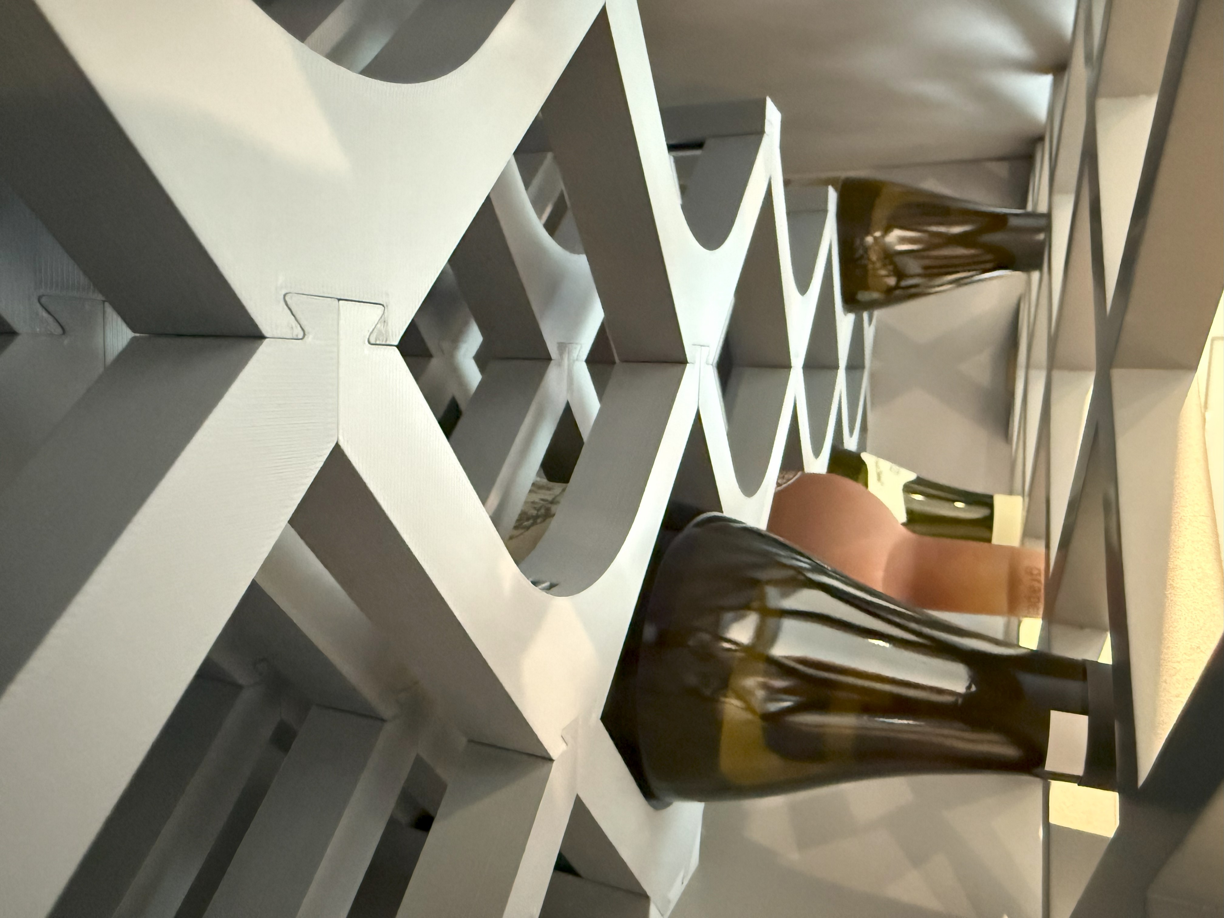 Miniatura 3 do modelo 3D Modular Wine Rack