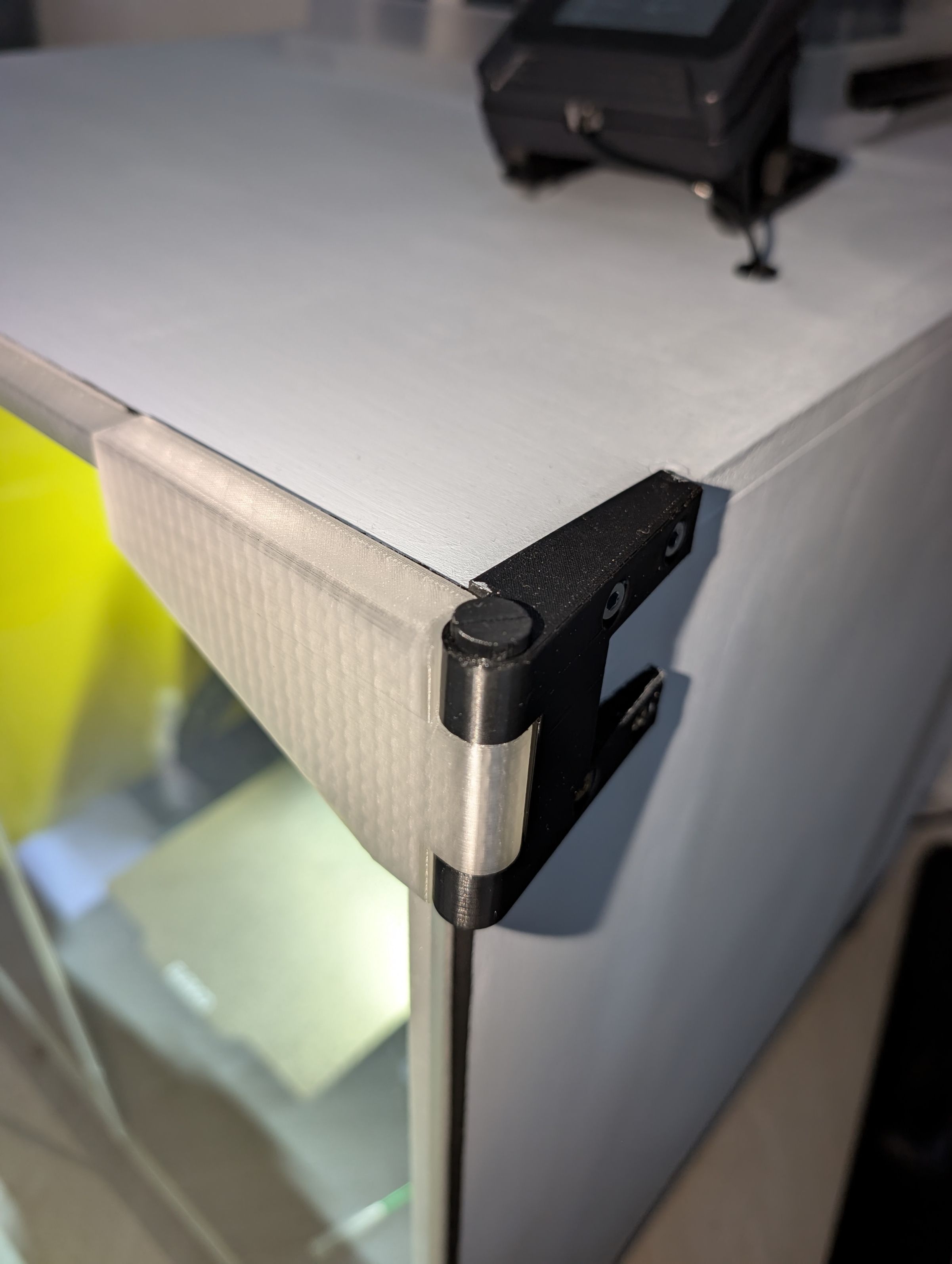 Hinges for plexiglass (no drilling) | Scharniere für Acrylglas (ohne Glas zu Bohren)