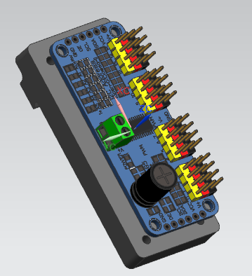 PCA9685 IC - ADAPTER HOLDER for DIN