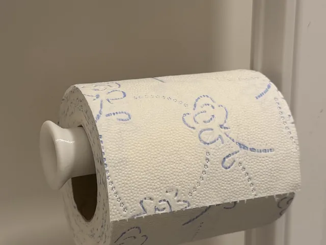 Parametric Toilet Paper Holder for Radiator