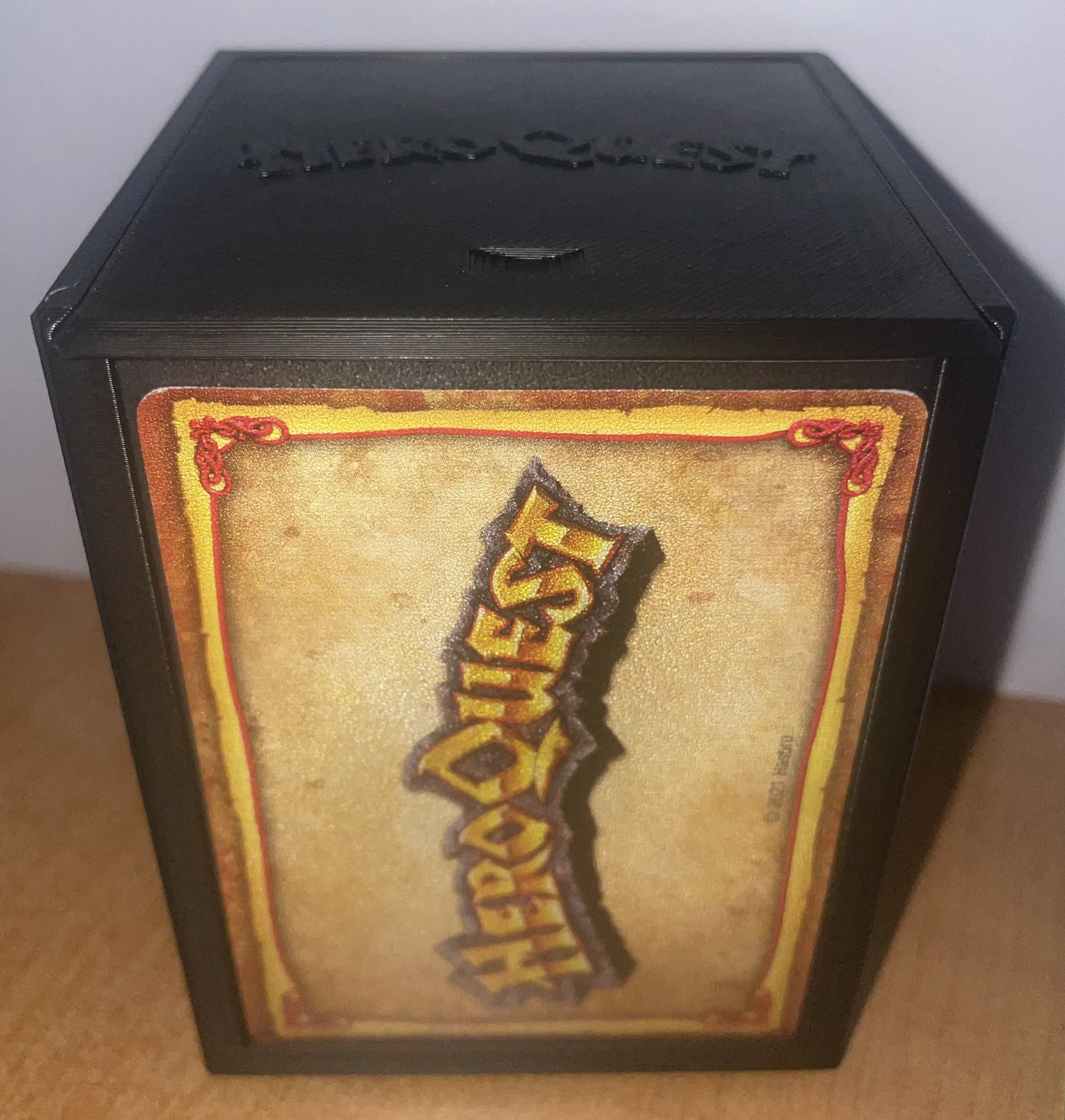 Box for Dragon Shield sleeved cards (HeroQuest base game)