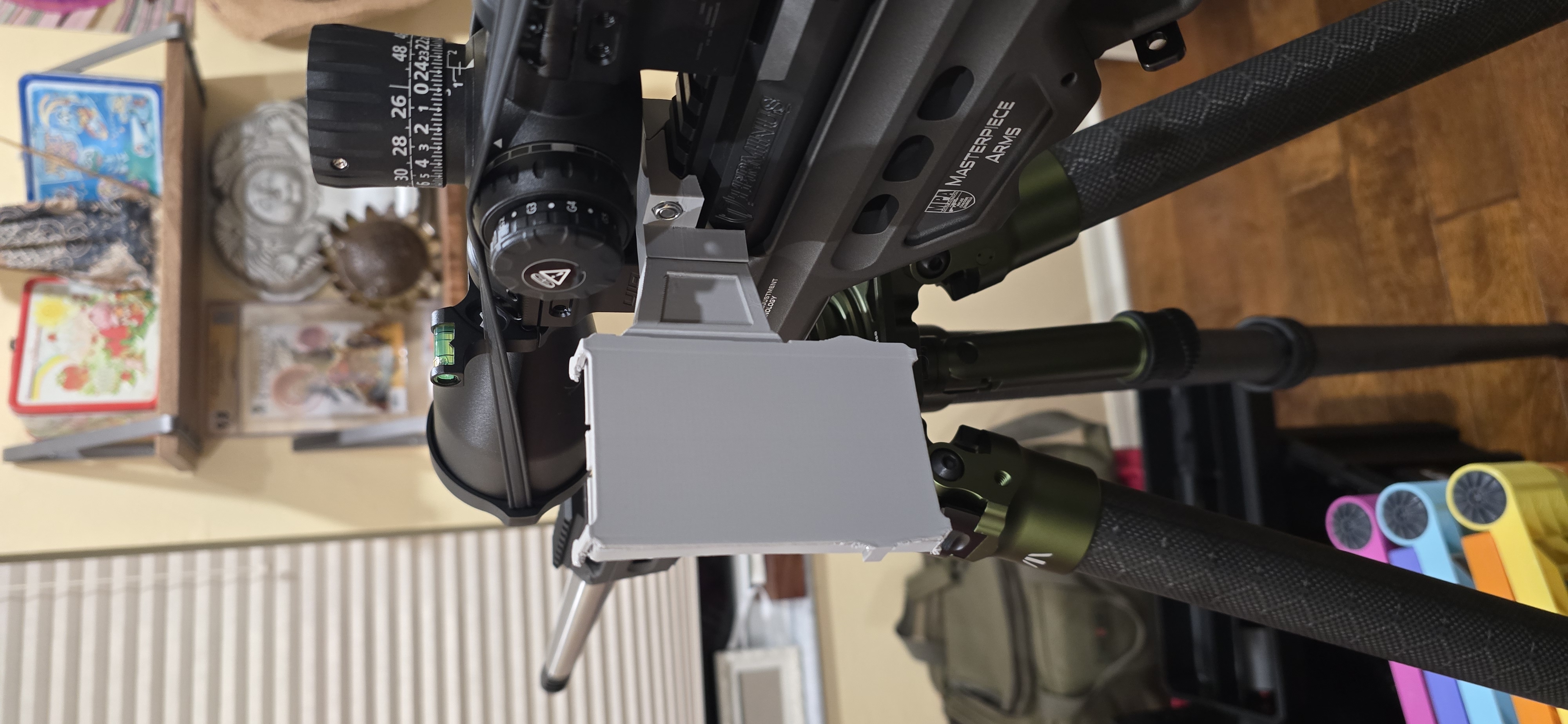 DRS E-Dope Picatinny Magnetic quick release mounting with snap on protective cover — miniatura 2