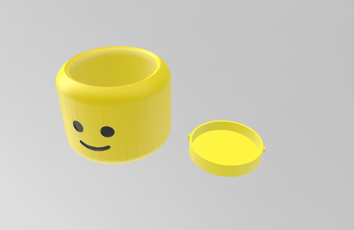 Lego Minifigure Head Pot - Overwatering Protective — miniatura 3