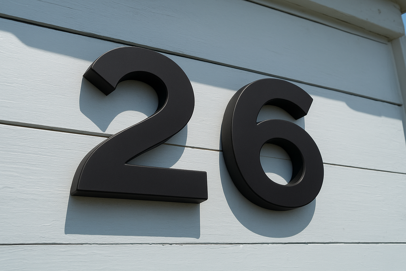 Floating House Numbers – Modular Character Set - Sergoe UI Black 3D model thumbnail