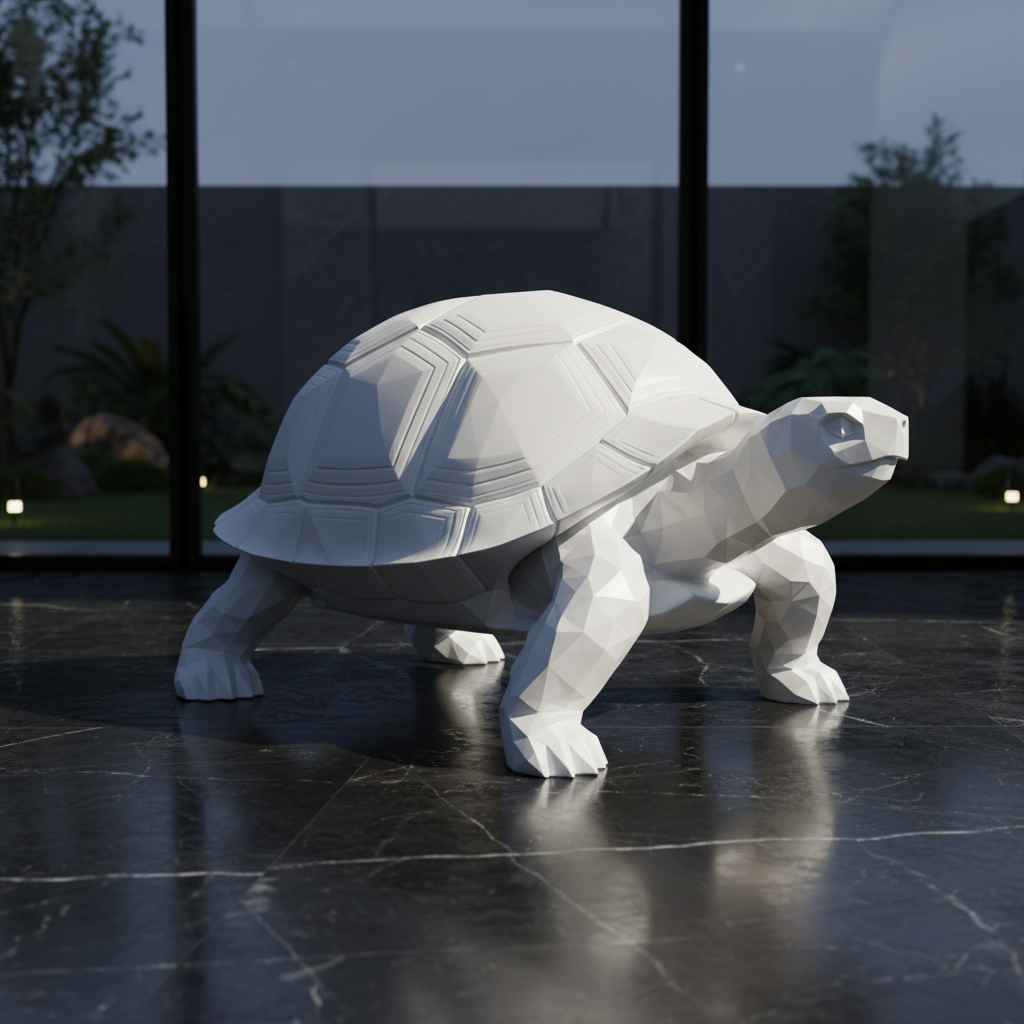 Tortoise – Low Poly  Decorative 3D Model