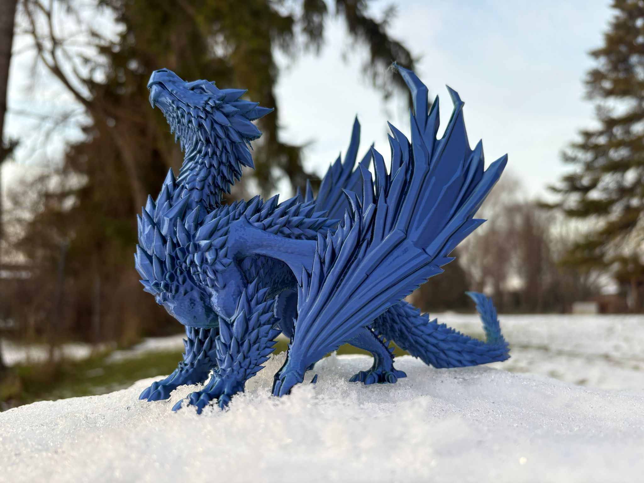 Miniatura 4 do modelo 3D Crystal dragon