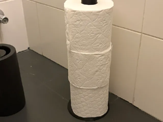 Minimalistic Toilet Roll/Paper Towel Holder