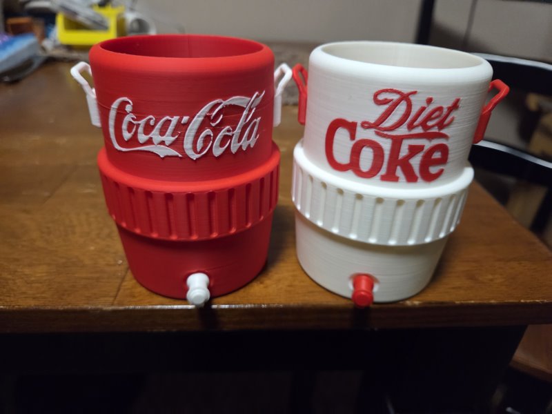 Mini Igloo Can Koozies - Coka Cola Themed