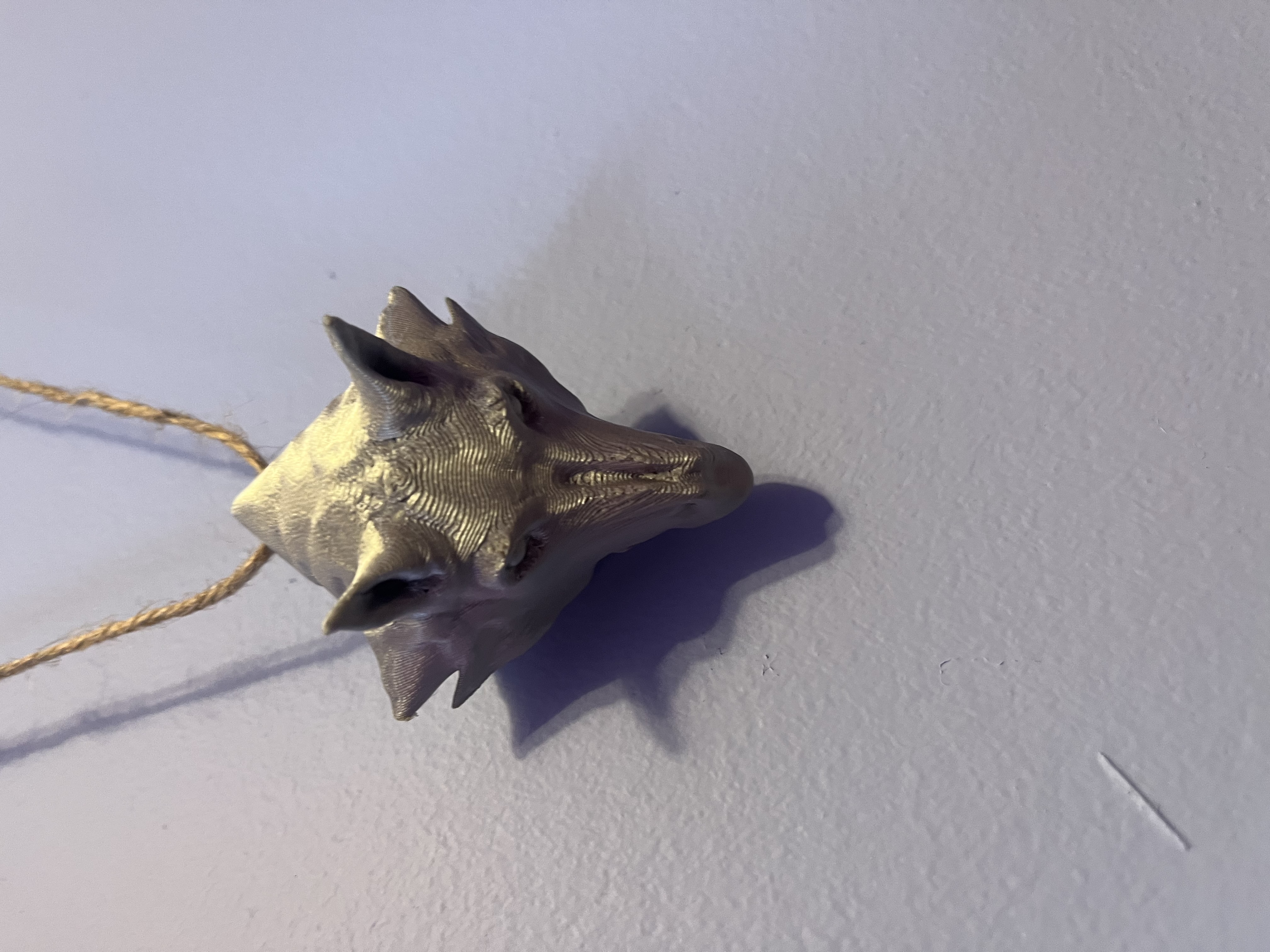 Wolf Head Necklace Pendant