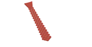 Bambu Plaid Tie with chain support