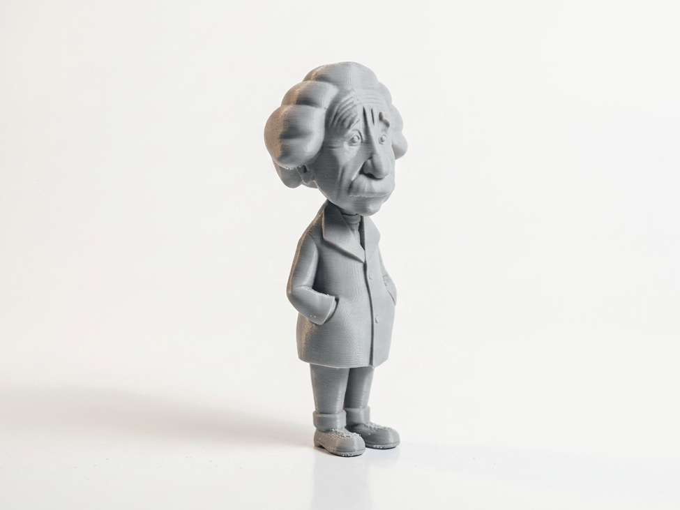 Albert Einstein Figurine Historical Figure 3D Printable