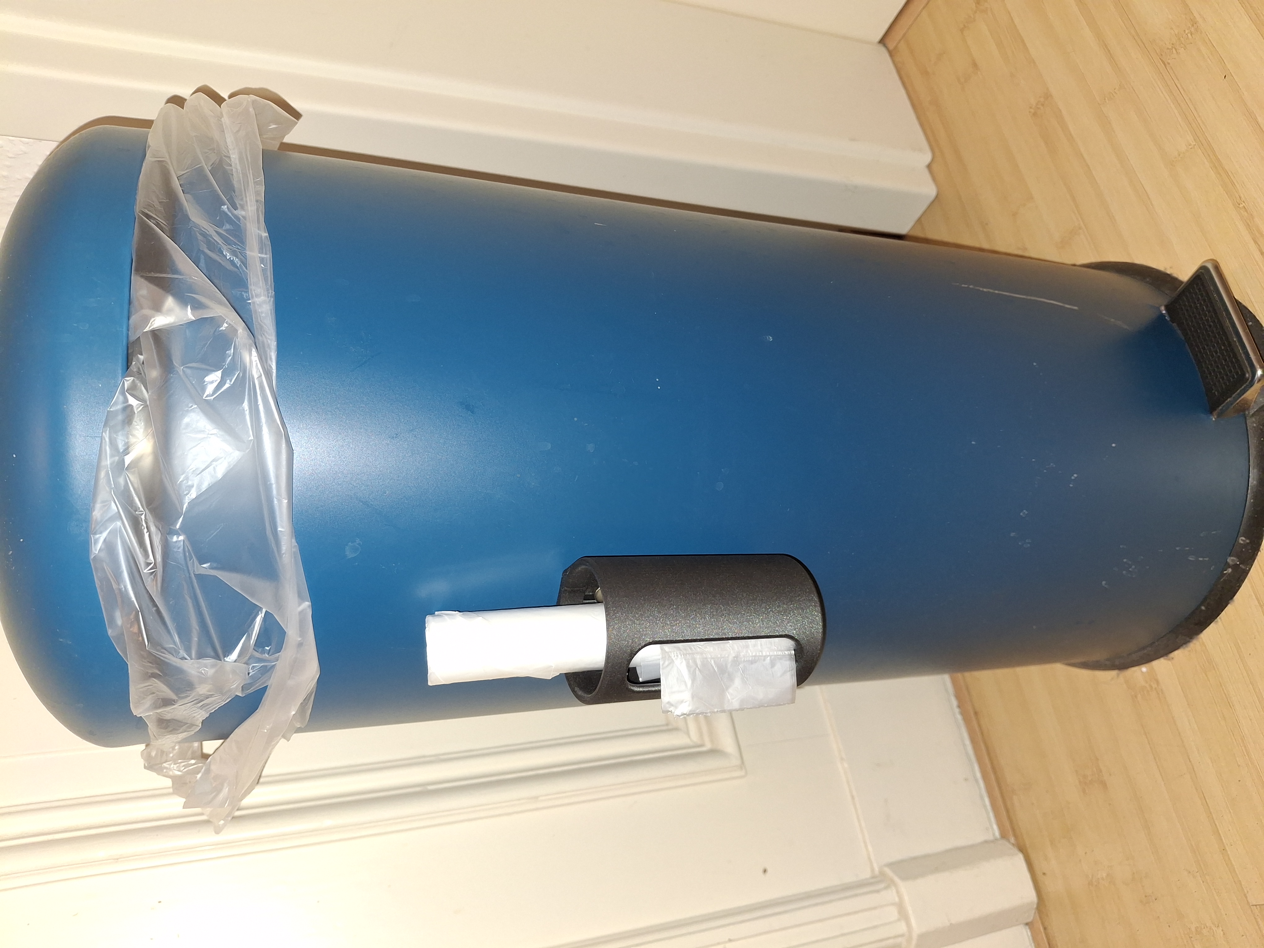 Trash Can Bag Holder (magnetic or screwed)