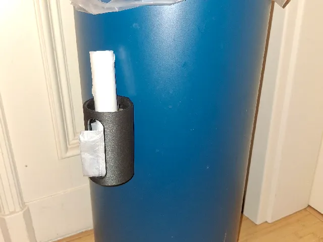 Trash Can Bag Holder (magnetic or screwed)