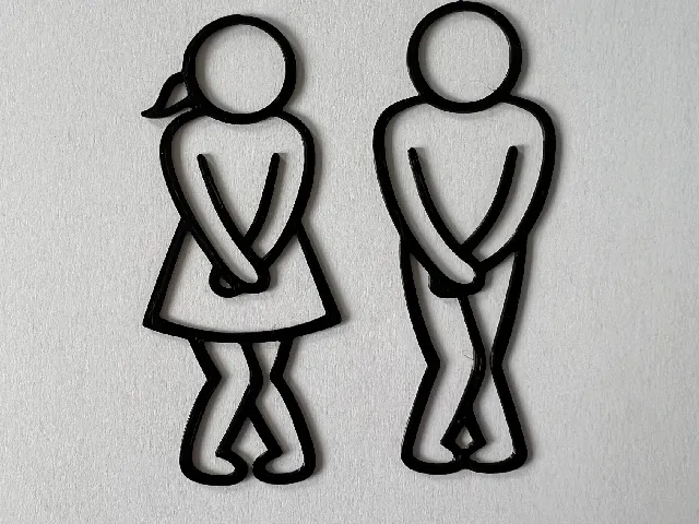 Toilet Sign (Woman & Man) #1