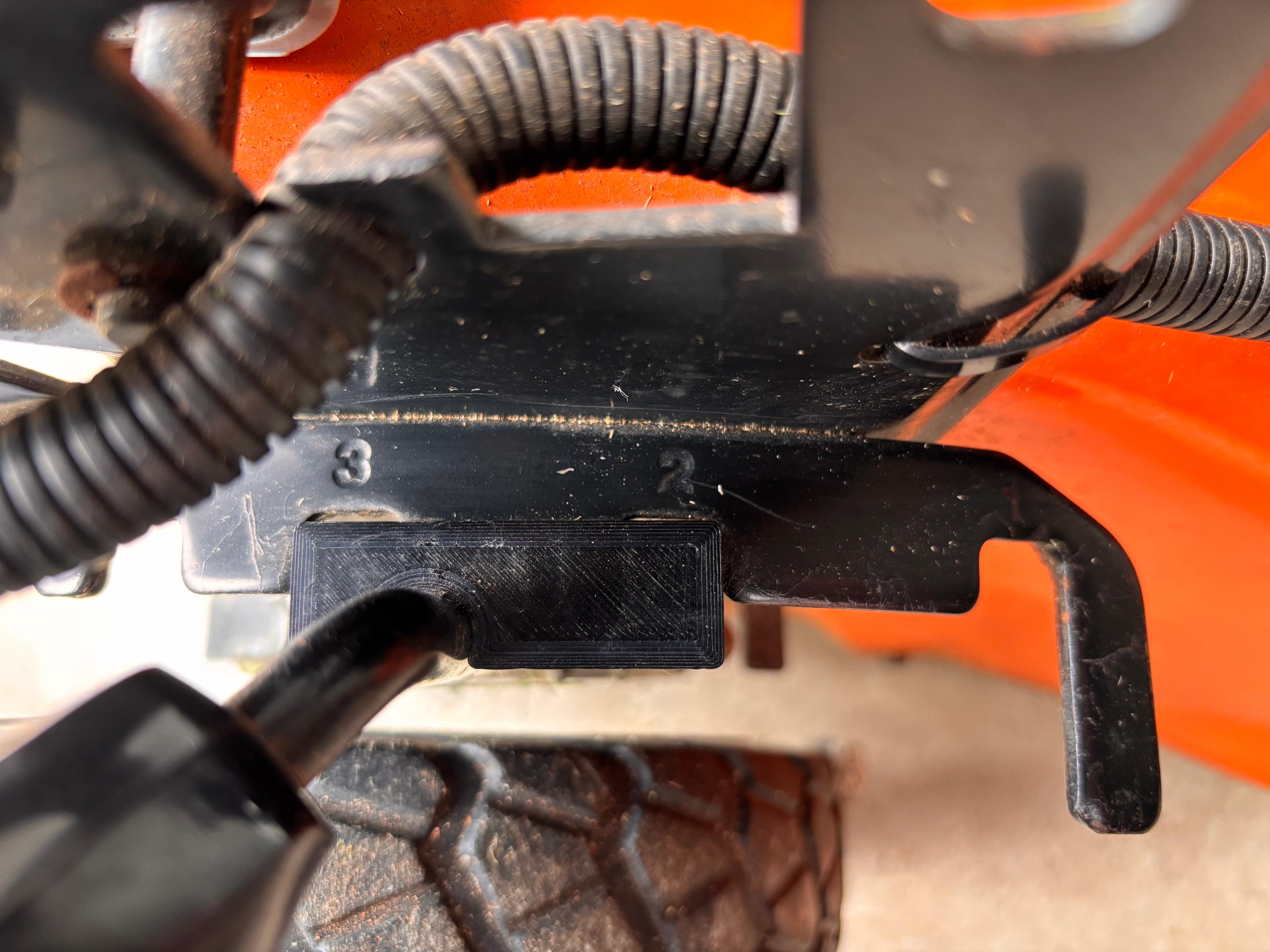 STIHL RMA 460 Mower Intermediate Deck Height Notches