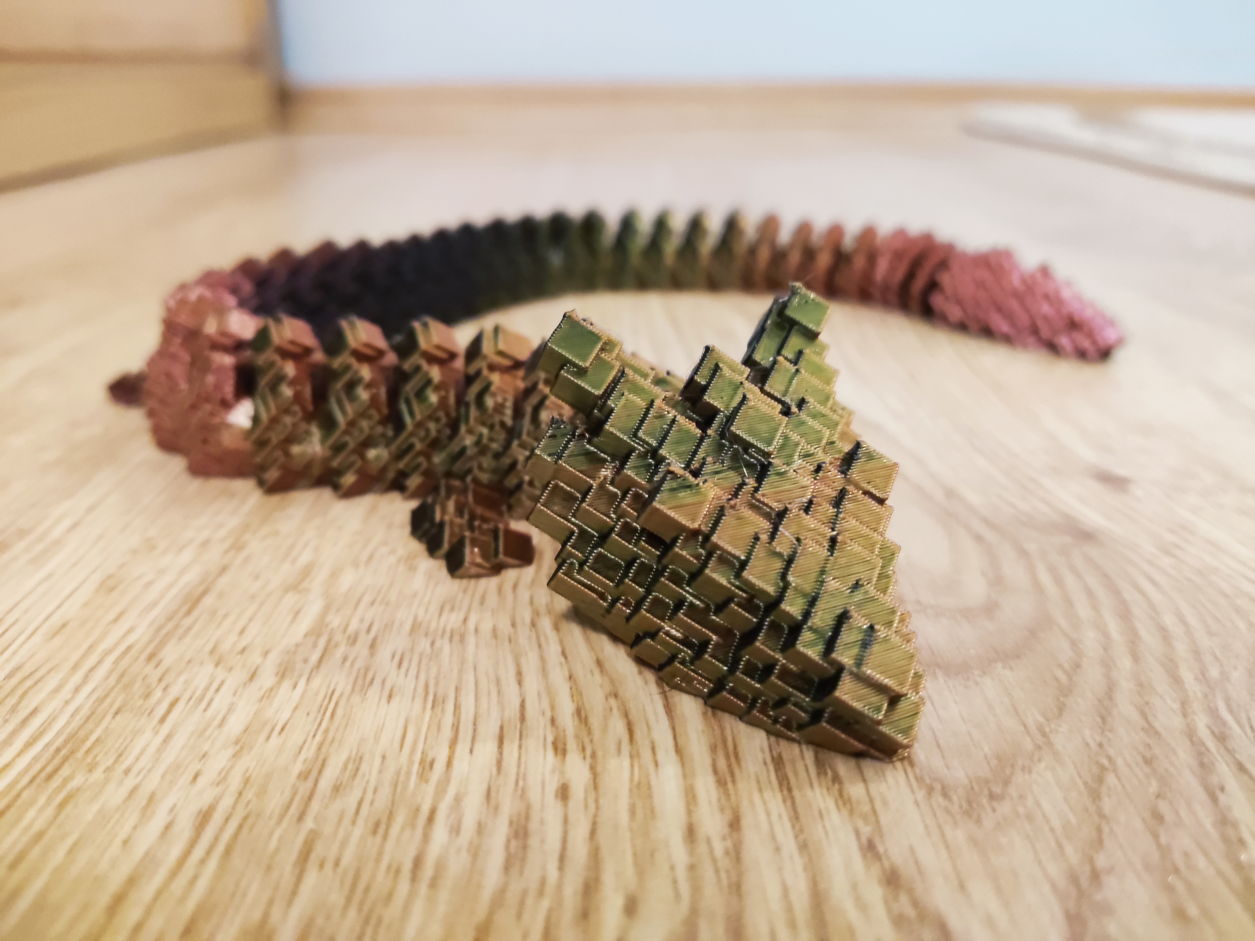 Articulated Glitch Night Dragon (remix)