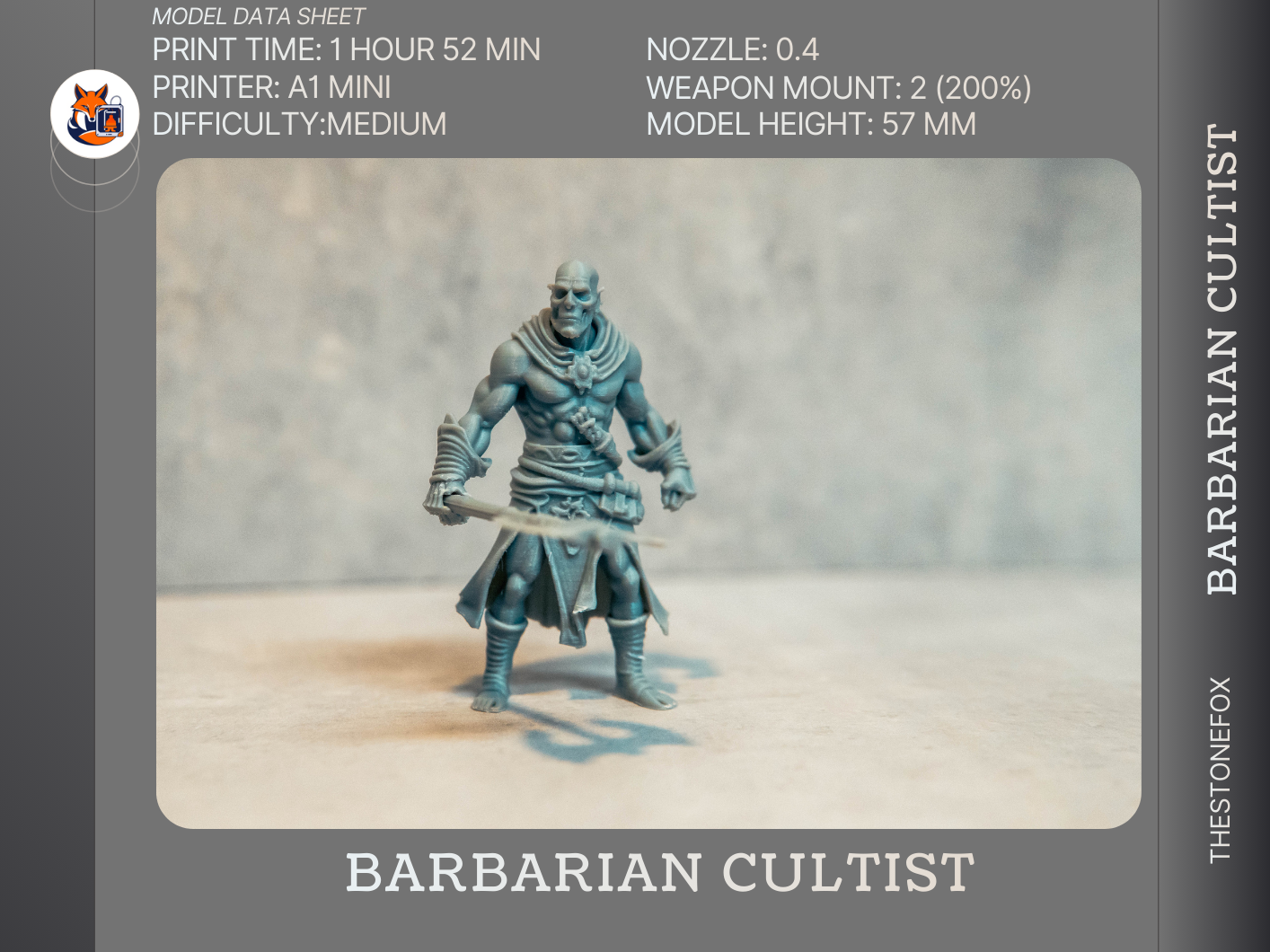 Barbarian Cultist - DnD Tavern
