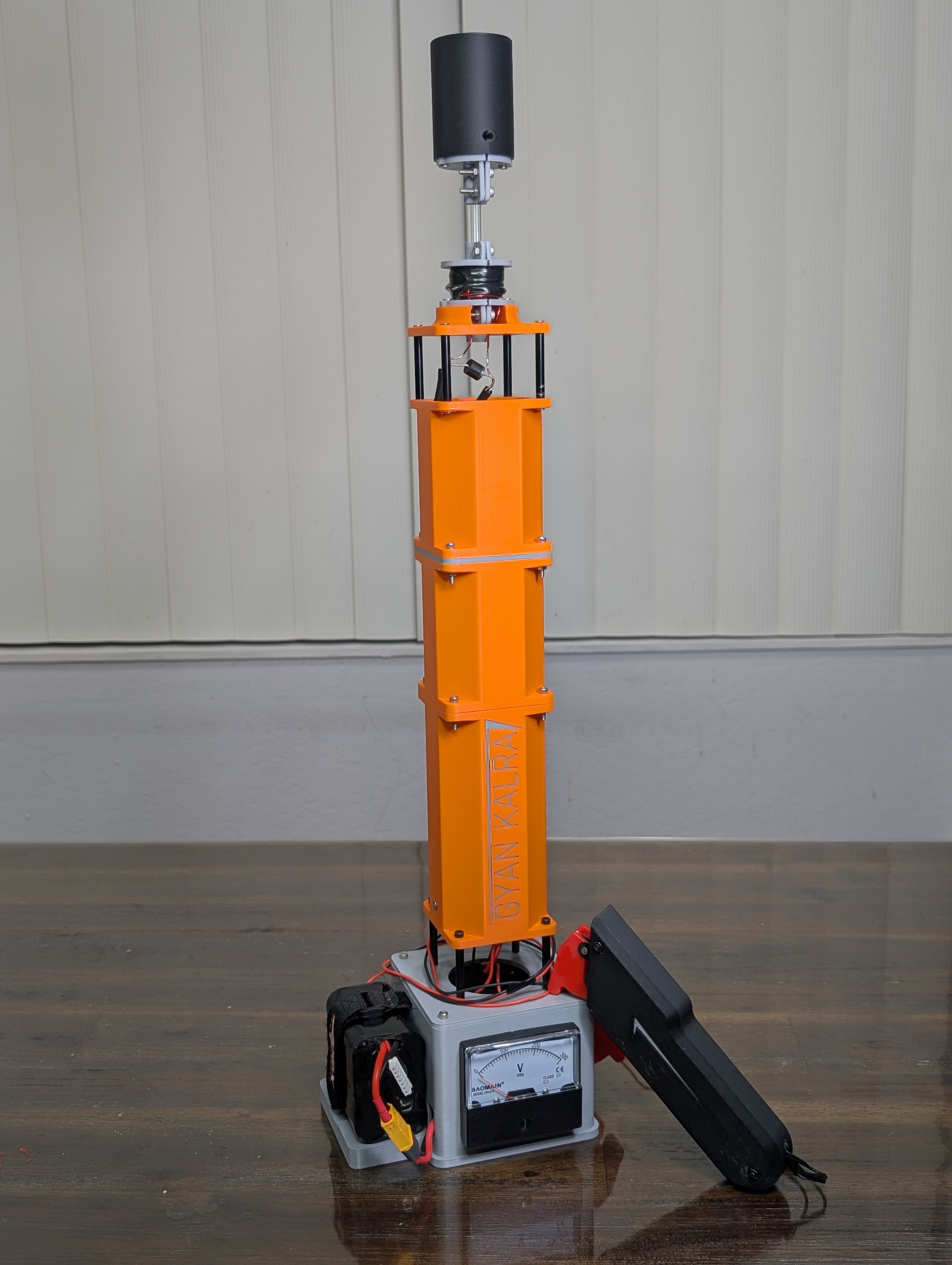Single Stage Electromagnetic Coilgun