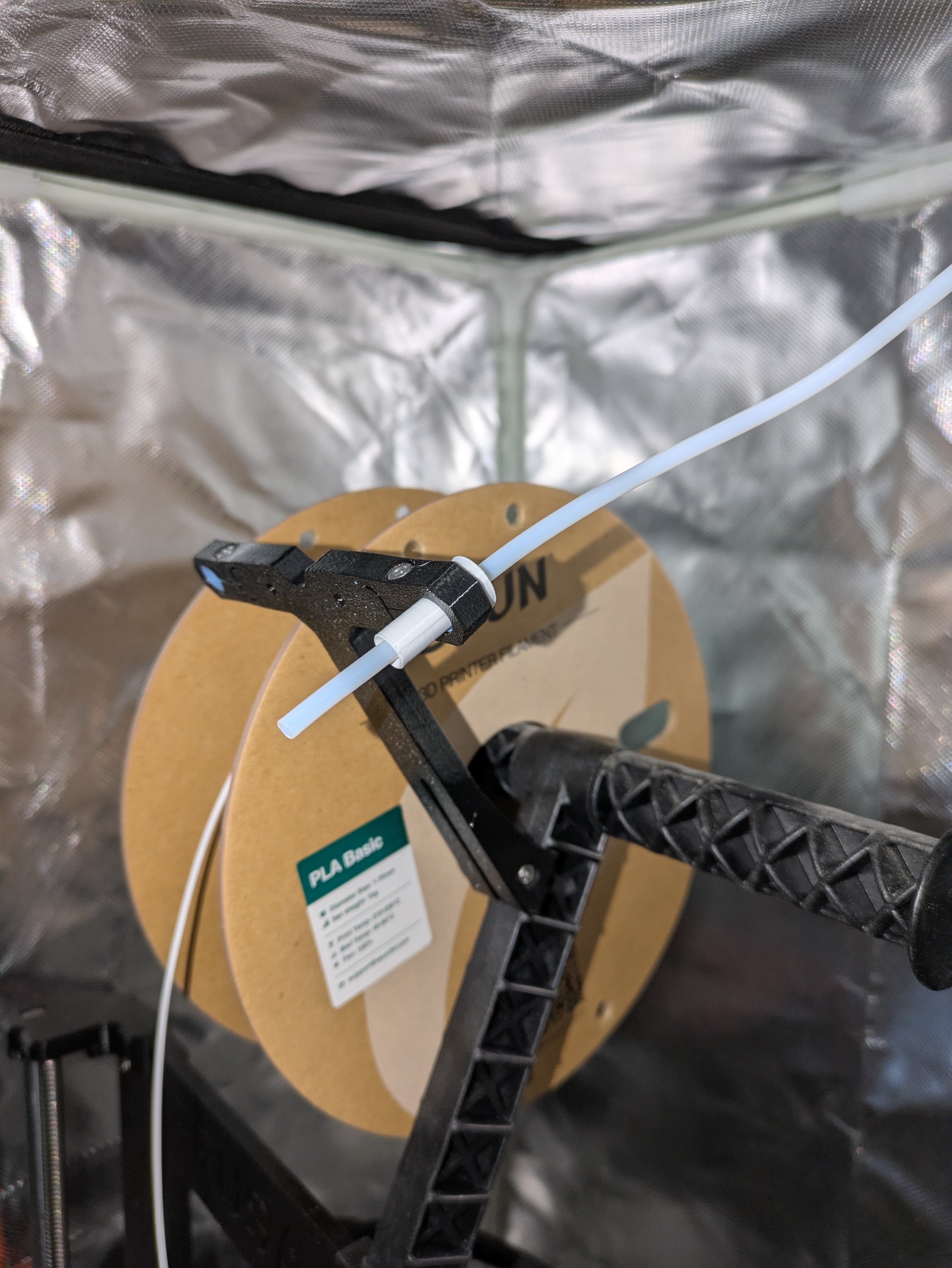 PTFE tube adaptor for Prusa filament guide