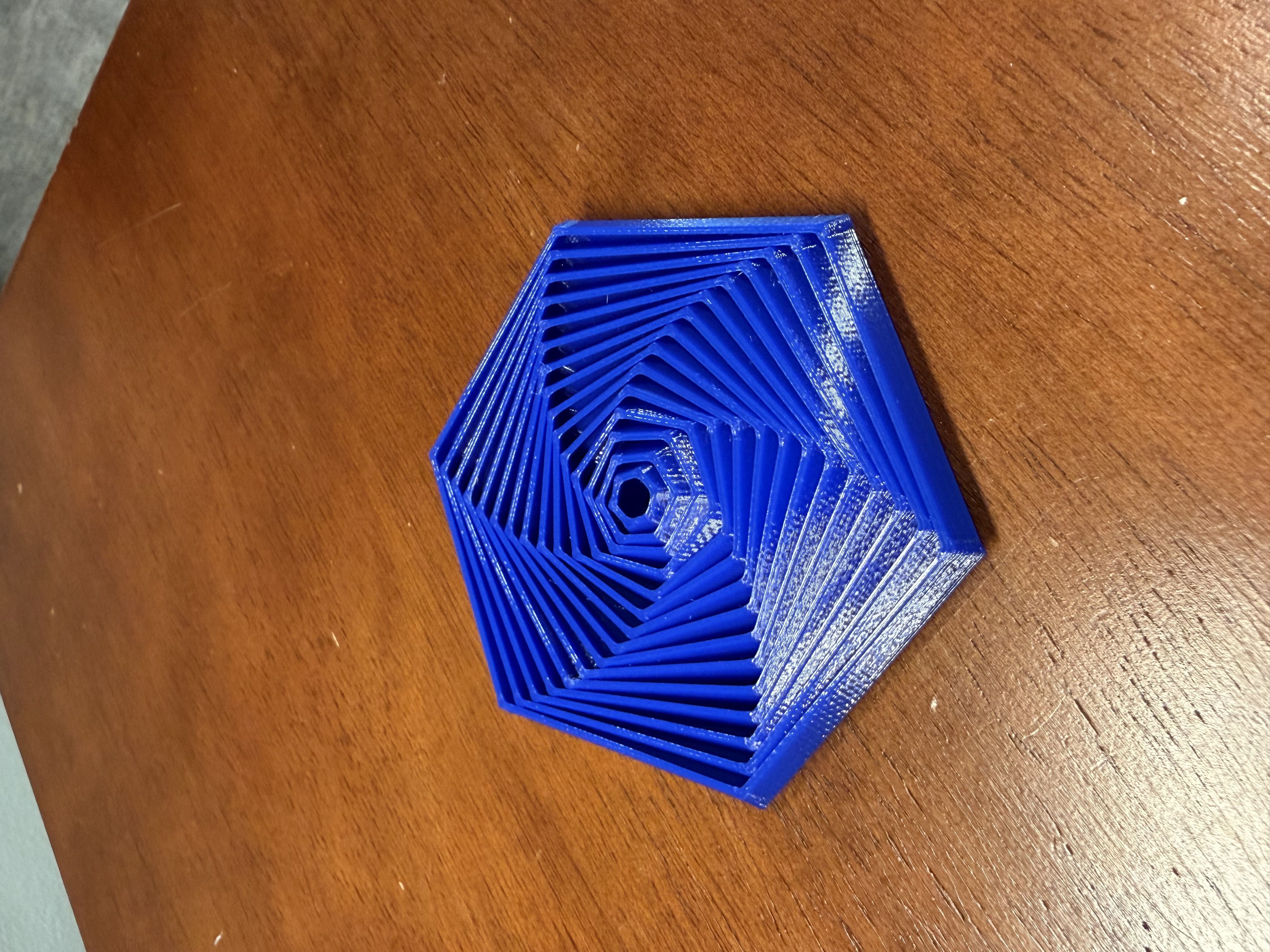 Hexagon Twist Fidget - Print in Place
