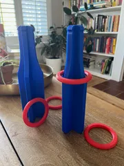 Bottle & Ring Tossing Game