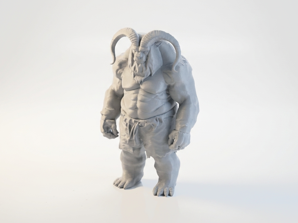 Minotaur Figurine Fantasy Mythology 3D Printable
