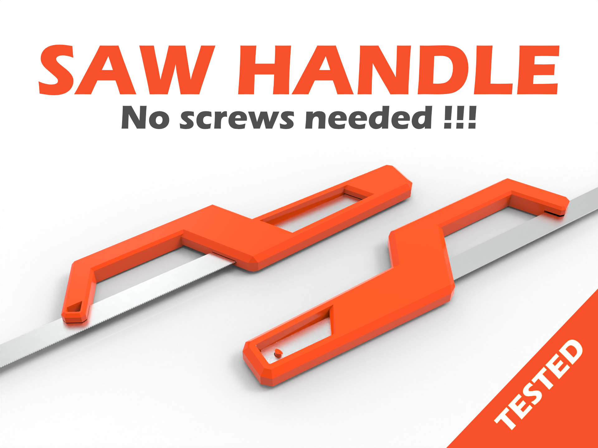SAW HANDLE - MINI HACKSAW - (Tested)