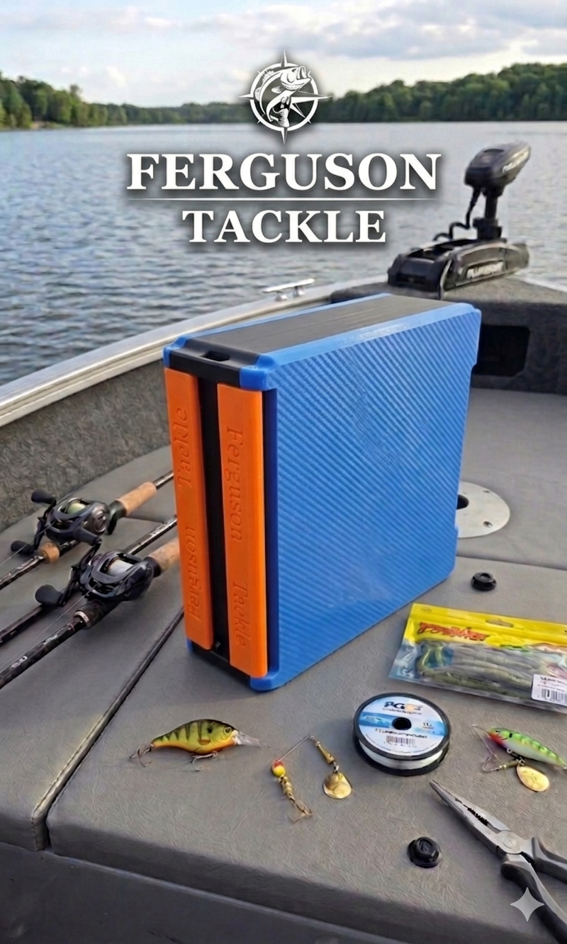 Large Jerkbait Box Fishing Tackle Box. Holds 44 4in Jerkbaits!