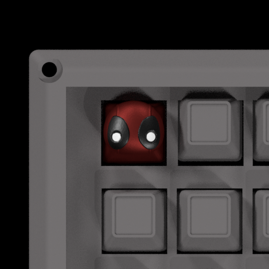 Miniatura 3 do modelo 3D Deadpool keycaps - Deadpool (Free/gratis)