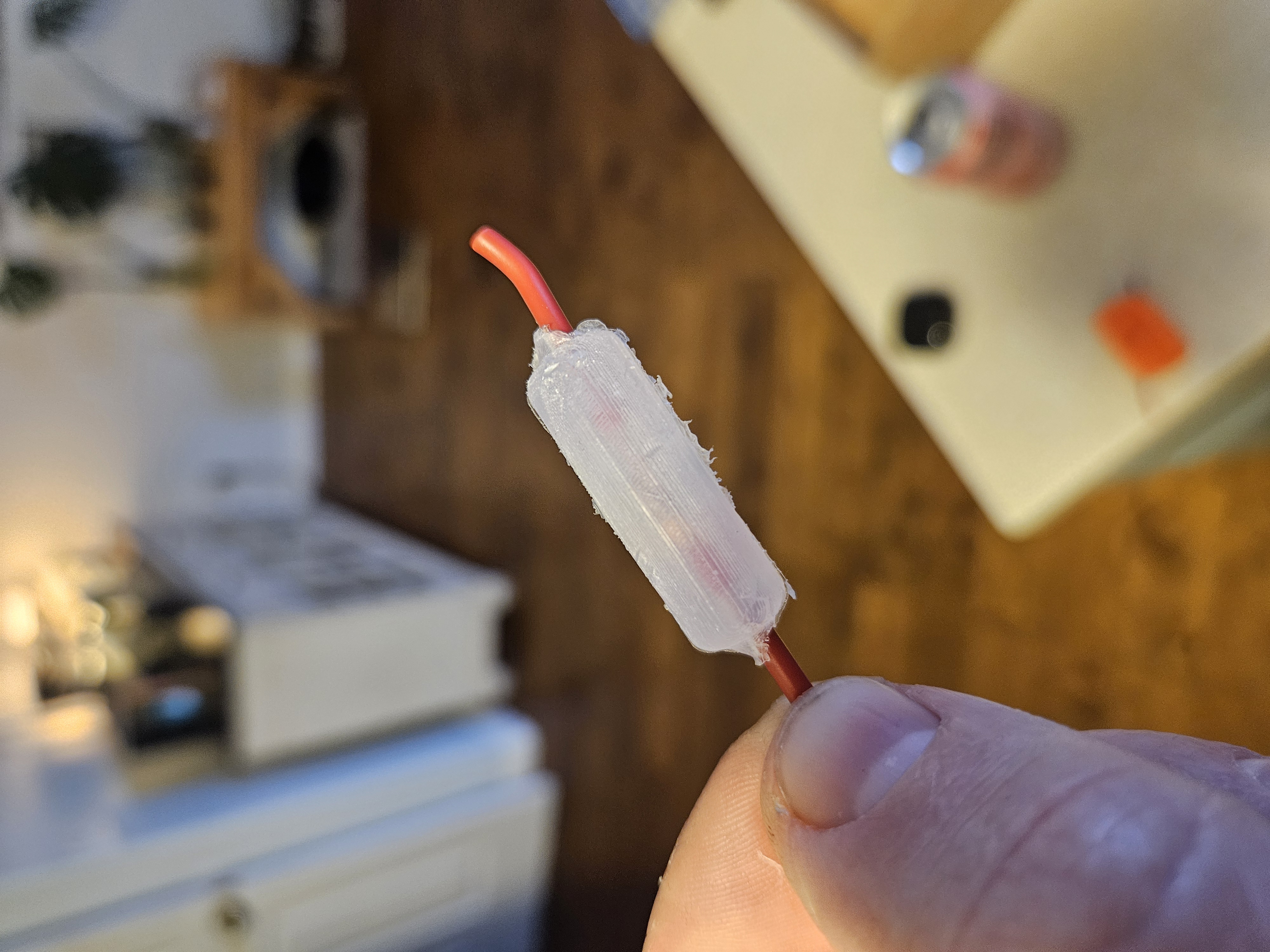 Wire Splice Mold With Hot Glue