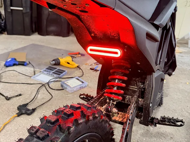 Rear Brake Light bracket for Yozma / Valtinsu / Cemoto electric dirt bike