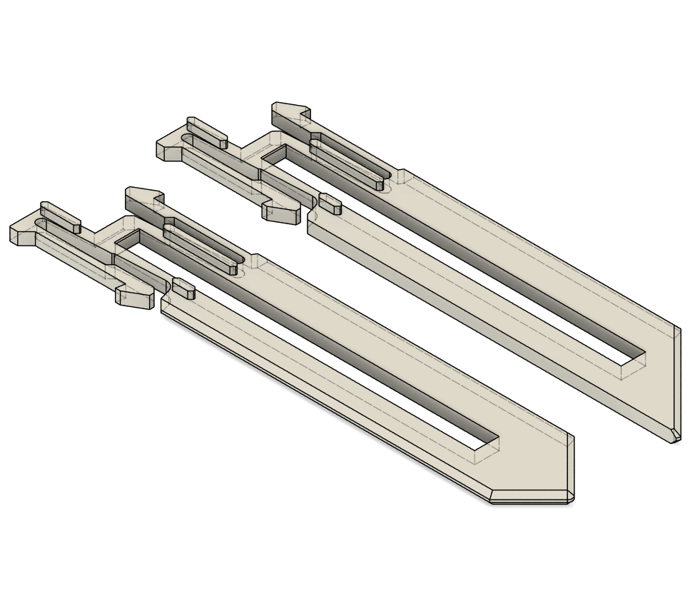 Different Shaped Blades for OTF Knife